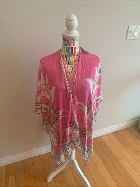NWT Vince Camuto Hot Pink Coverup